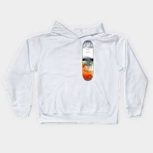 Distressed Skateboard - NC - Charlie Kids Hoodie